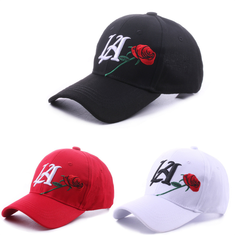 Outdoor Sport Hat - Personnaliser unisexe LA Rose broderie casquette