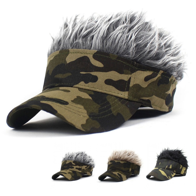 Outdoor Sport Hat - Casquette de sport anti-UV vert armée