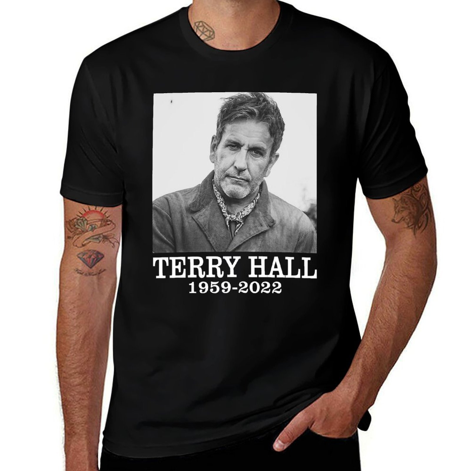 Outdoor Sports Hall - T-Shirt RIP TERRY HALL 1959-2022, T-Shirt