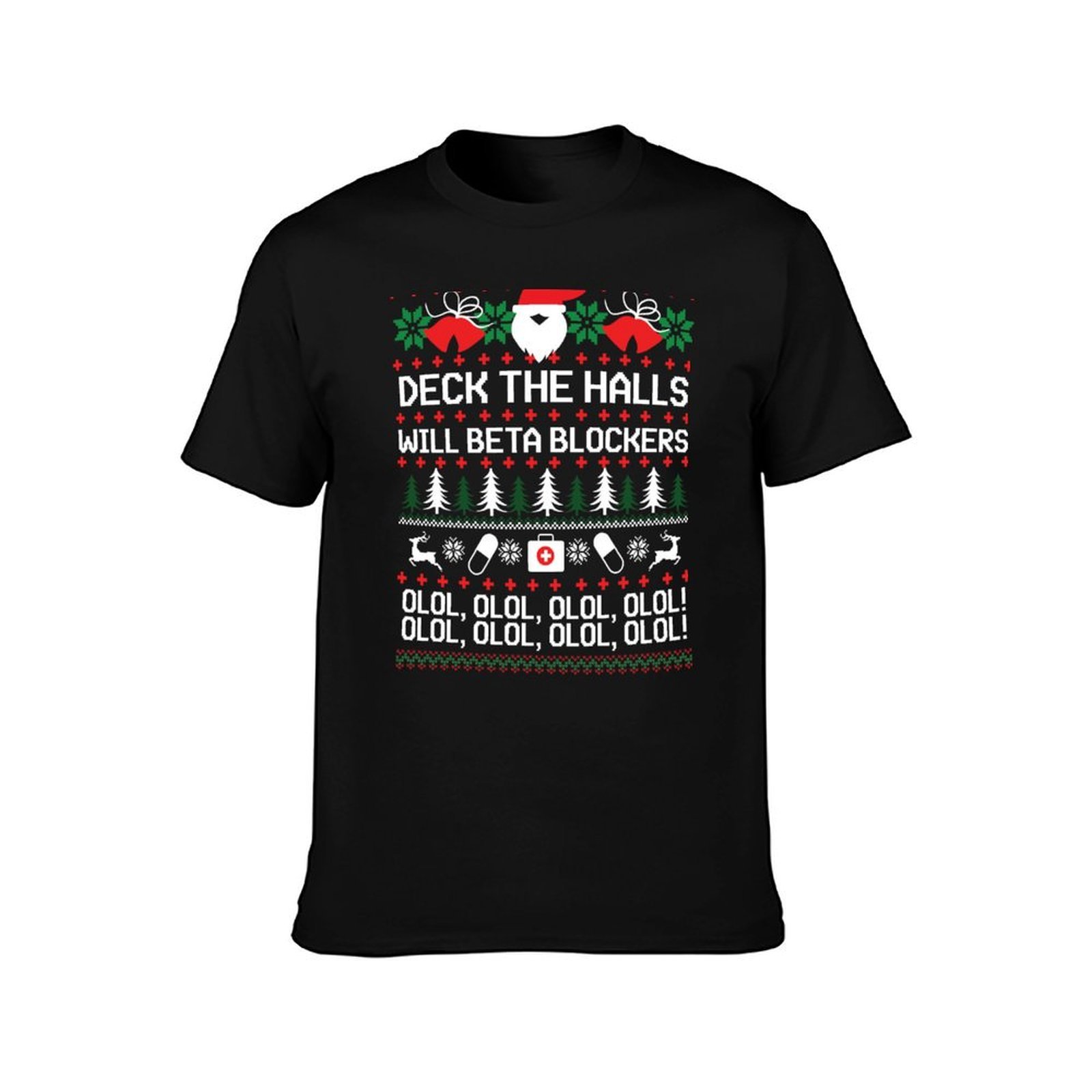 T-shirt de Noël « Deck The Hal - Outdoor Sports Hall avis et prix