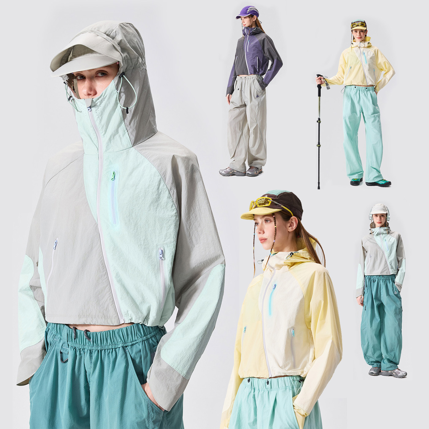 Veste à capuche légère, imperm - Outdoor Sport Jacket Women'S avis et prix